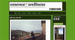 Desktop Screenshot of essence7wellness.com