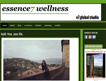 Tablet Screenshot of essence7wellness.com